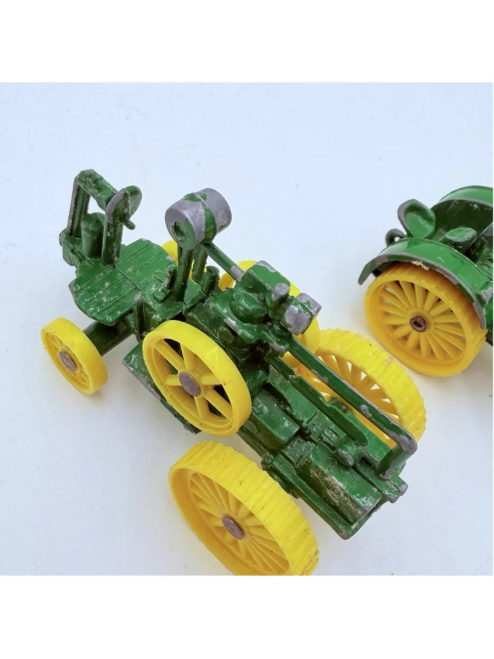 ERTL JOHN DEERE 1:64 Miniature Antique Tractor 3pc Lot Froelich Waterloo Boy